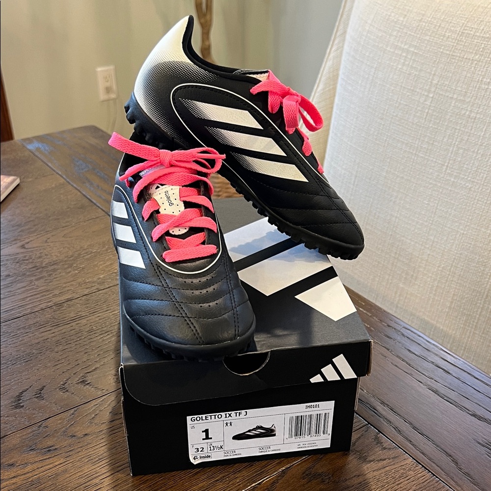 Adidas Goletto Soccer Turf Cleats - Size 1